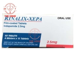 Rinalix-Xepa 2,5mg - Thuốc điều trị tăng huyết áp